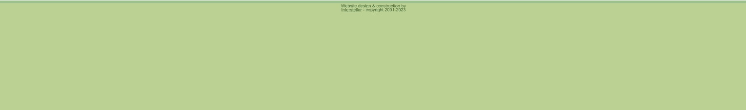 Website design & construction by Interstellar - copyright 2001-2023